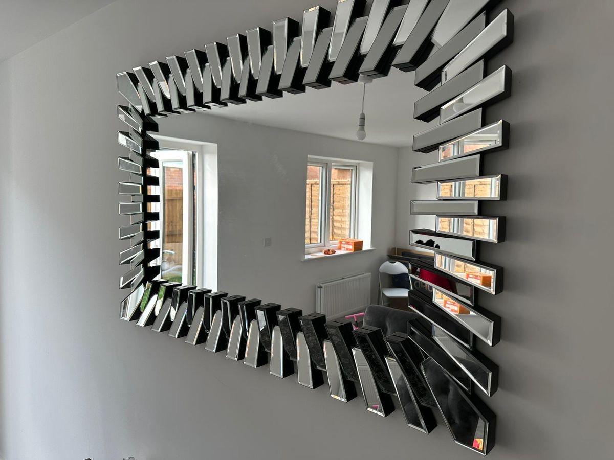 Modern rectangular mirror