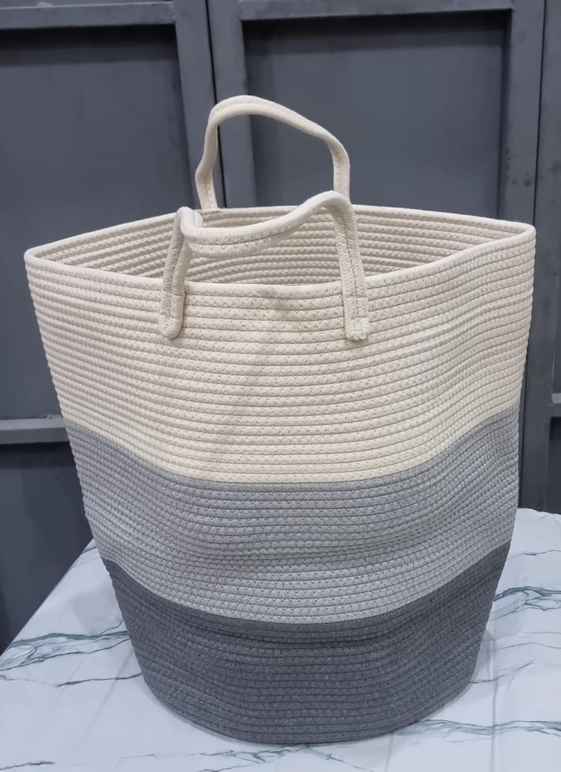 Cotton rope basket