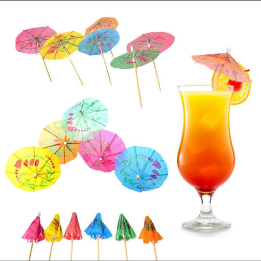 50pcs Decorative cocktail umbrella