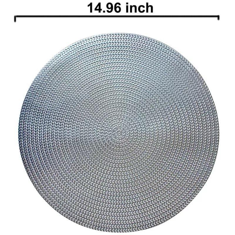 6pcs pvc non-woven table mats