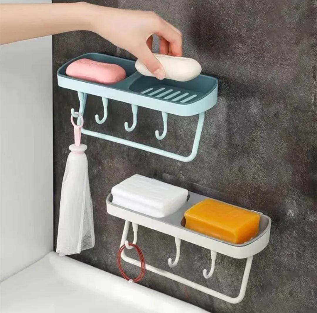 Wall mounted Double soap dish