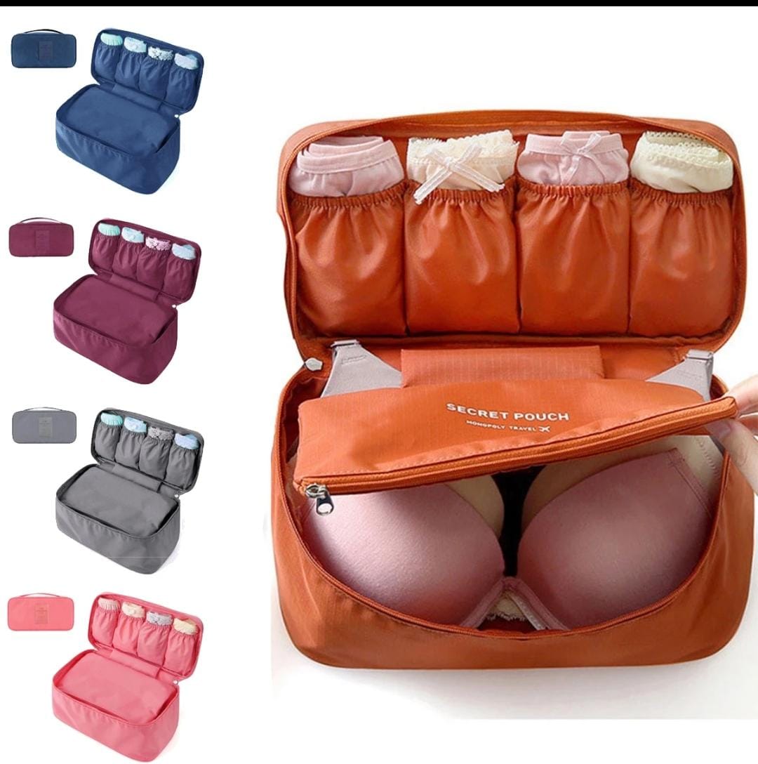 Portable undergarments organizer bags