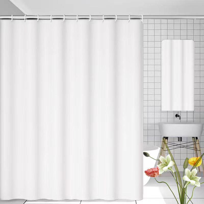 Shower curtains with hooks