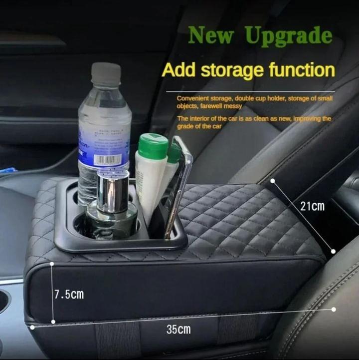 Car arm rest with storage