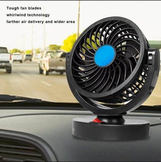 Car mini fan BlackNov white