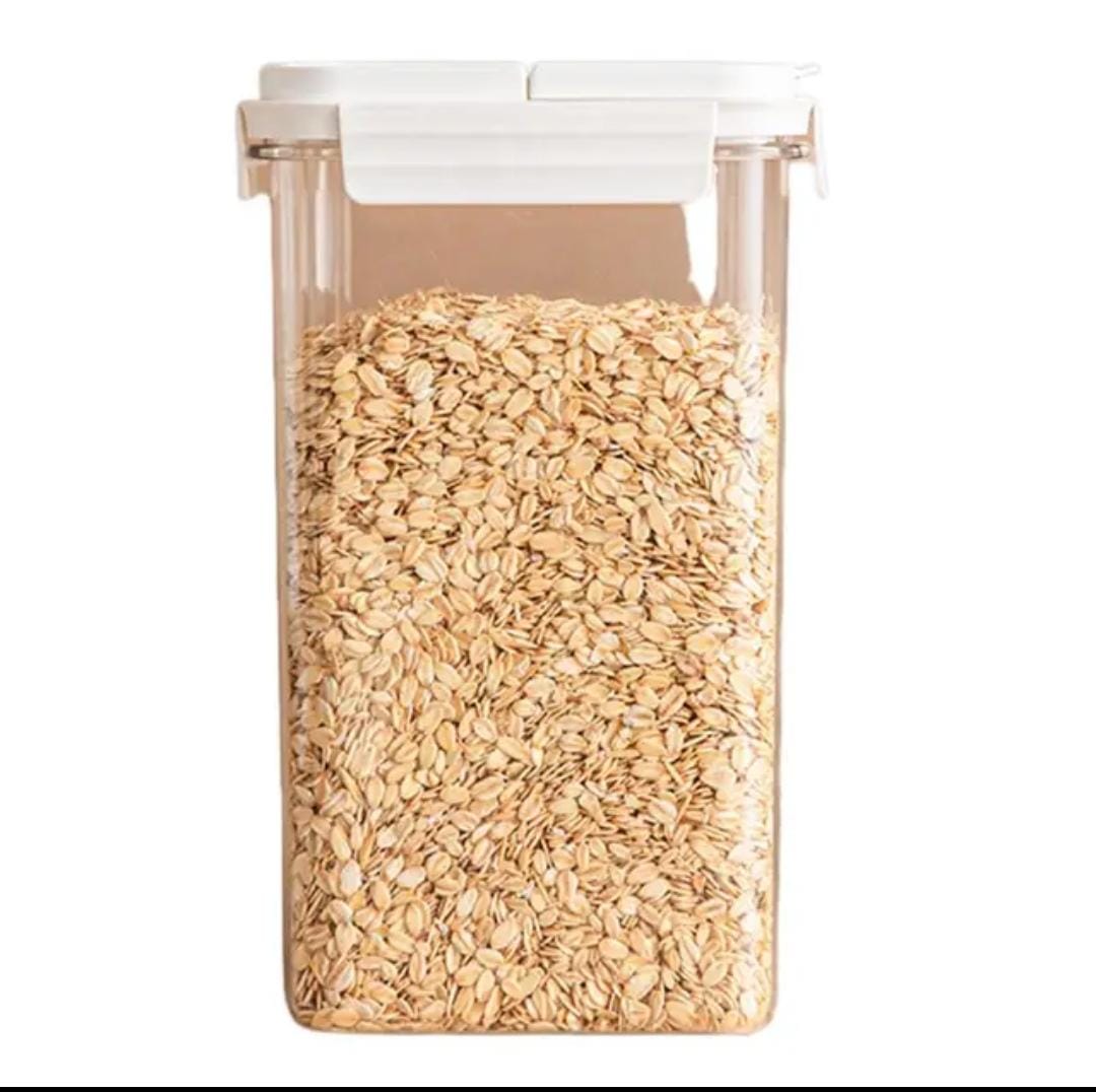 2300ml Stackable airtight acrylic cereal containers