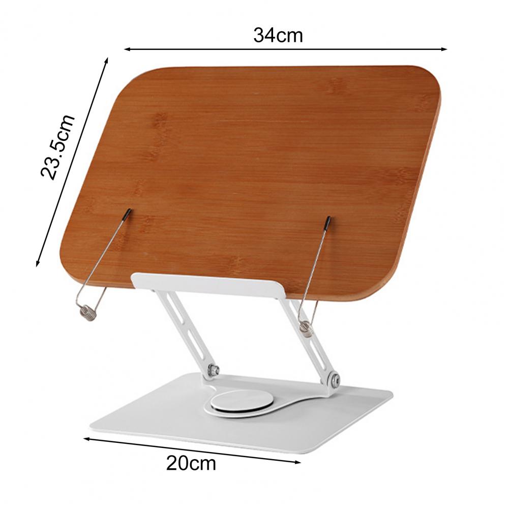 Adjustable book reading stand