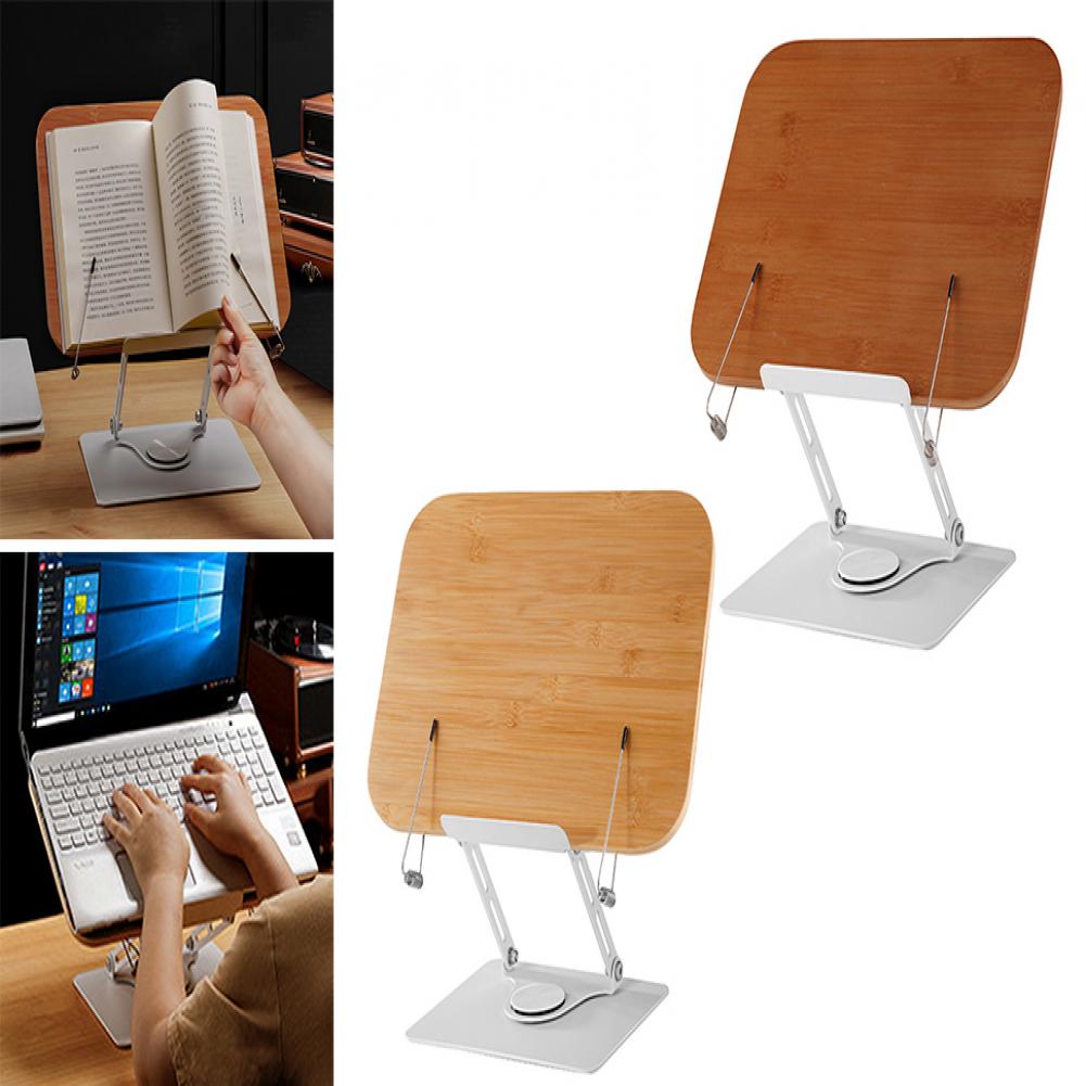 Adjustable book reading stand