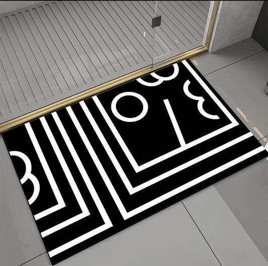 Absorbent Rubber door/bath mat