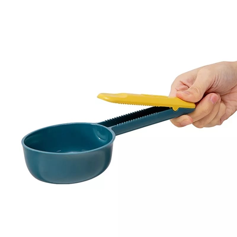 2pc scooping spoons with closing clips