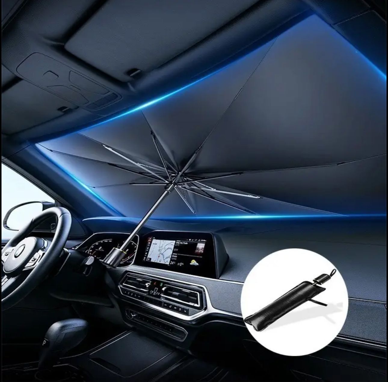 Car sunshade parasol windshield cover