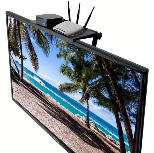 Adjustable Screen TV Caddy Shelf