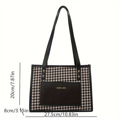 *Classic Pattern Square Shoulder Bag