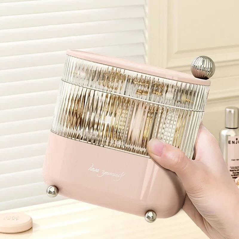 Rotating jewelry / make up organizer