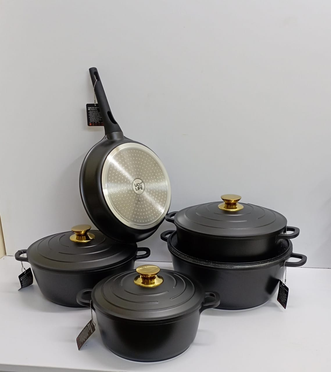 11Pc  cookware set