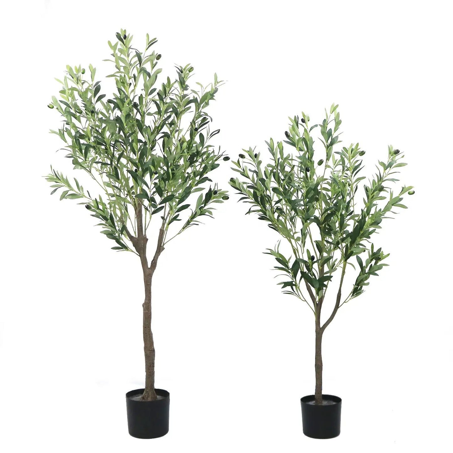 Real touch artificial olive plants