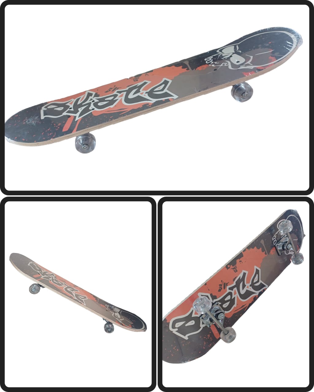 Maple wood skateboard