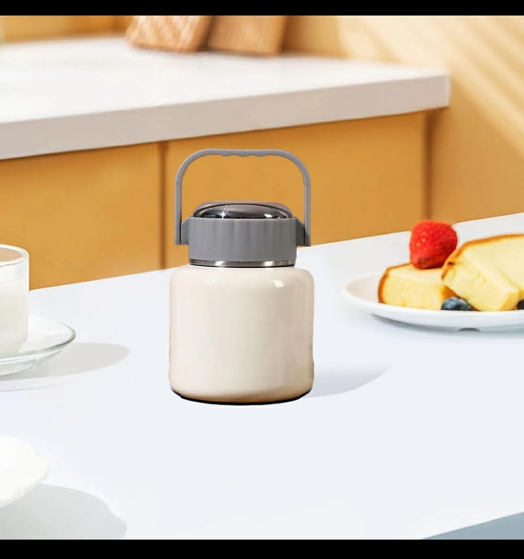 Portable Insulated thermal food flask