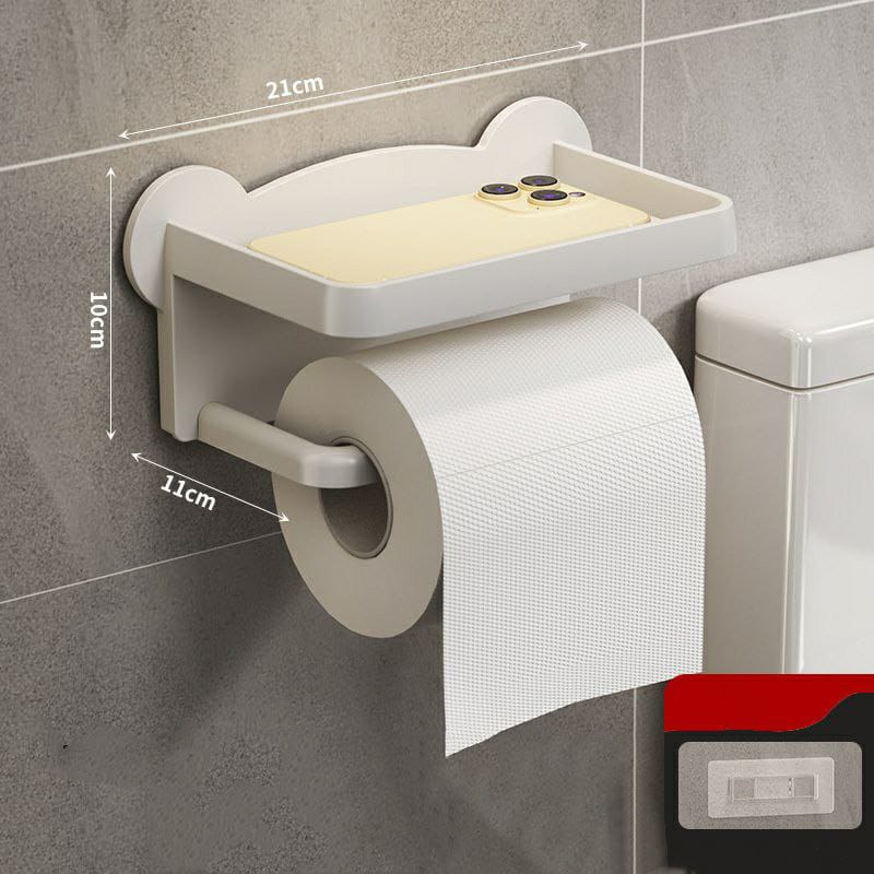 Punch Free Wall Mounted Tissue Rack