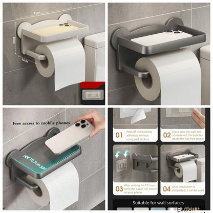 Punch Free Wall Mounted Tissue Rack