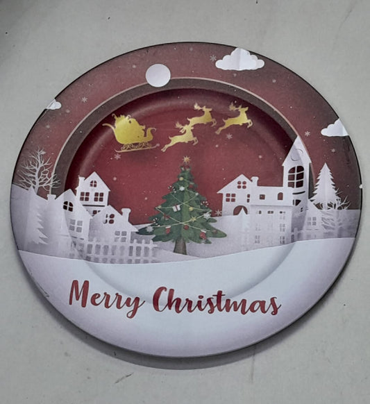 Christmas CHARGER PLATES 6pc