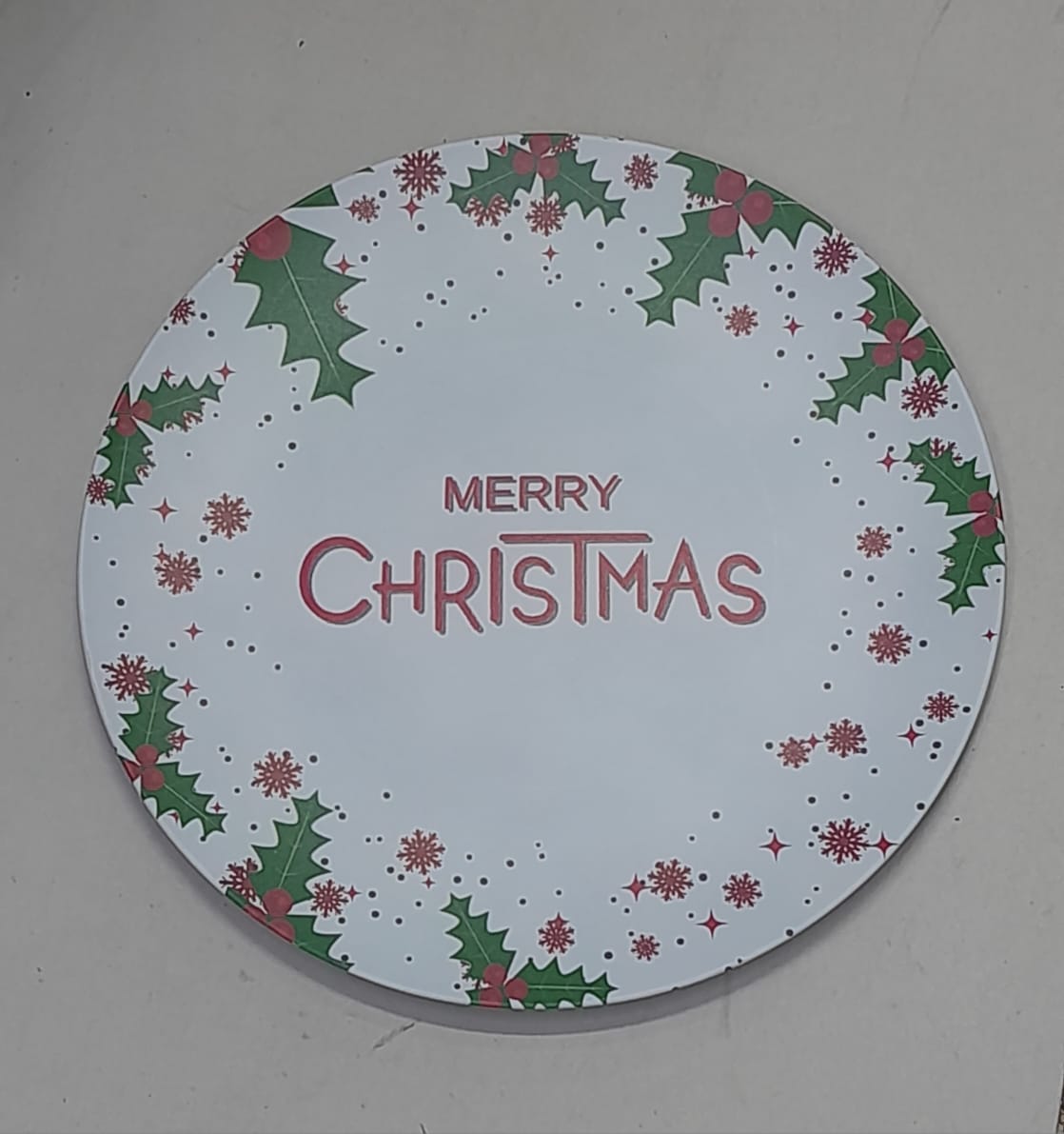 Christmas CHARGER PLATES 6pc