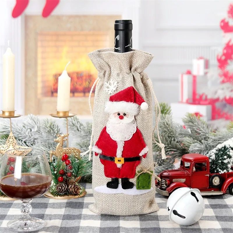 Christmas  Wine Bottle Sleeve/ Gift Bag