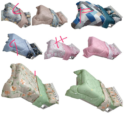 6*6/6*7 Binded duvet with sheet and 2 case
Double sided