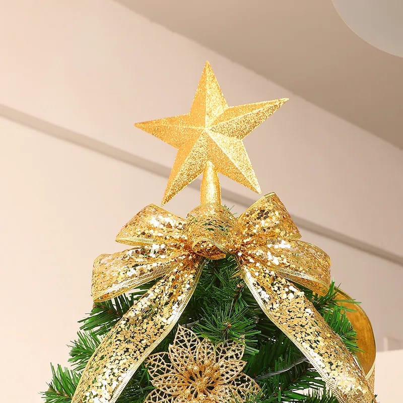 Christmas tree star garland