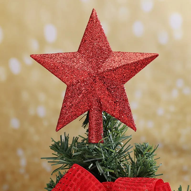 Christmas tree star garland