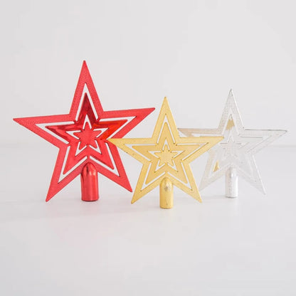 Christmas star topper garland