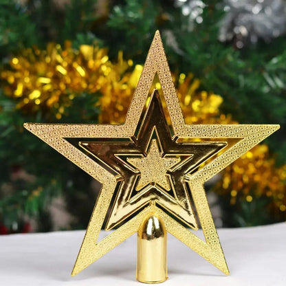 Christmas star topper garland