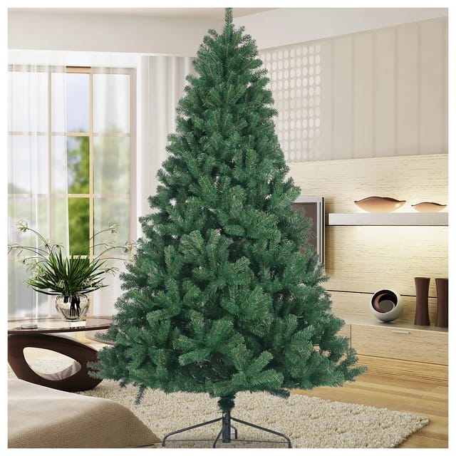 Green full  Christmas trees