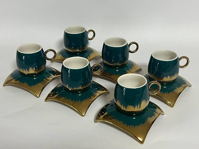 12pc cup saucer in gift box