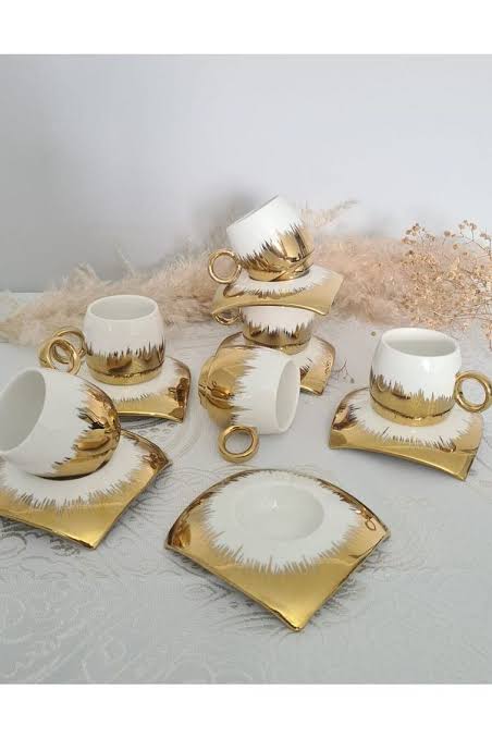 12pc cup saucer in gift box