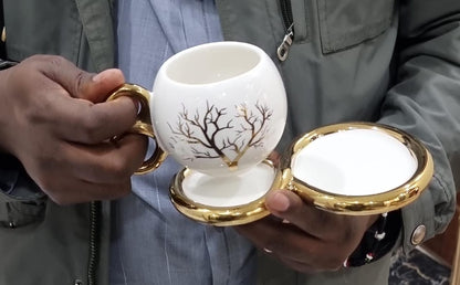 12pc cup saucer set