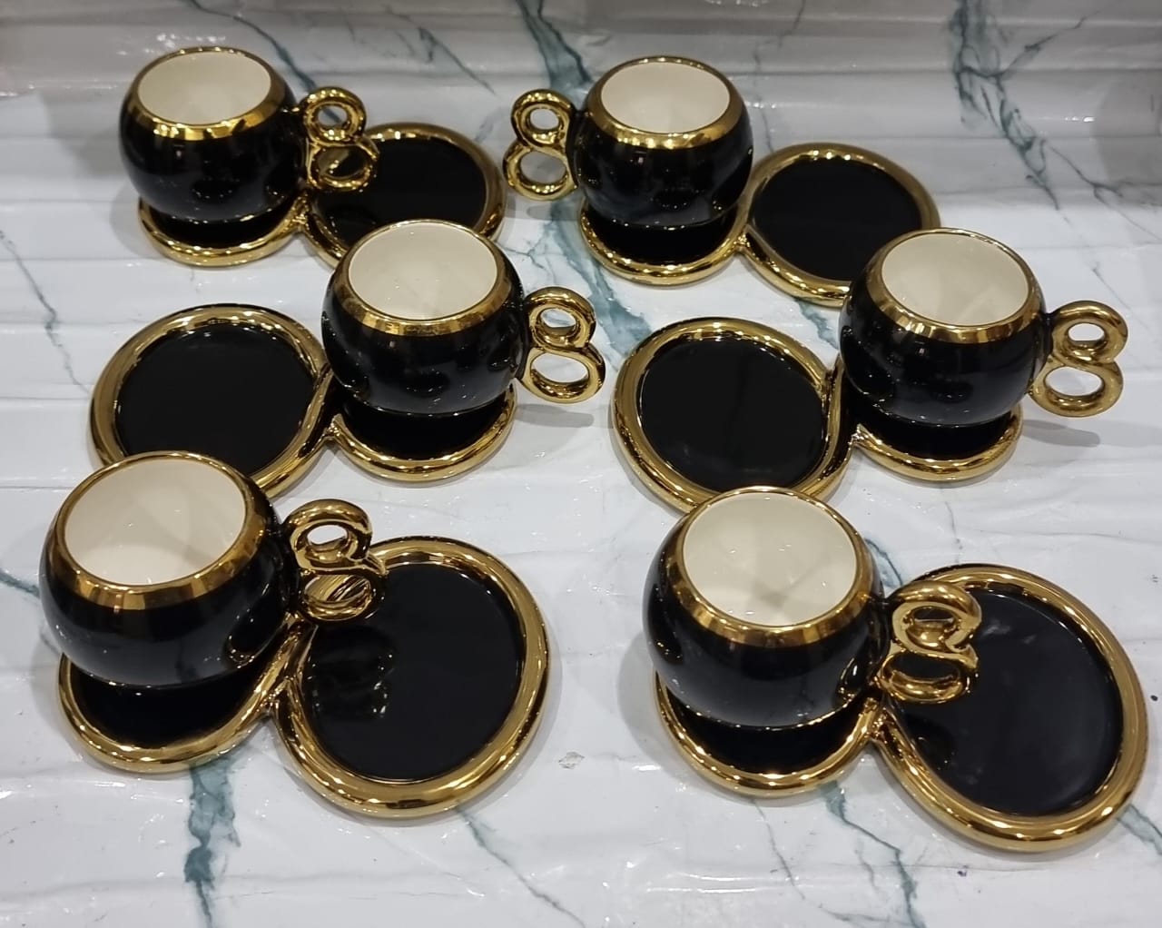 12pc cup saucer in gift box