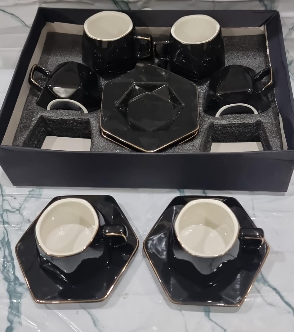 12pc cup saucer in gift box