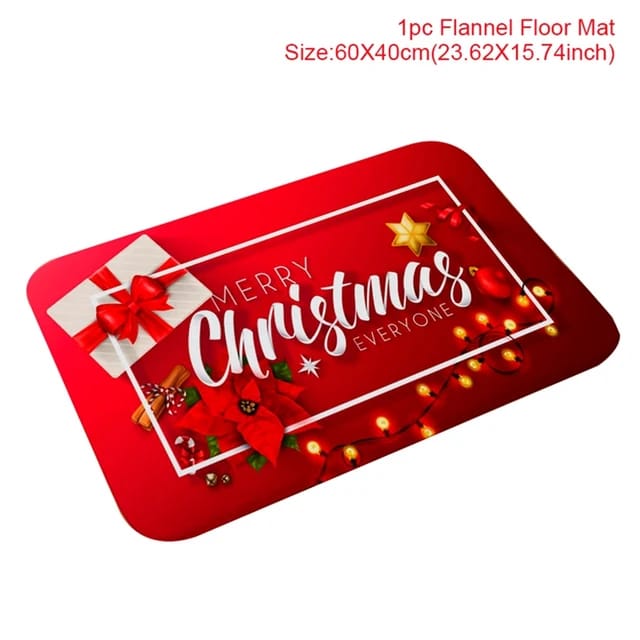 Christmas themed doormat carpet