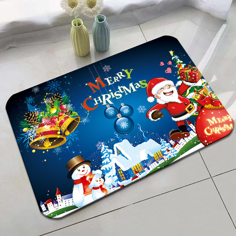 Christmas themed doormat carpet