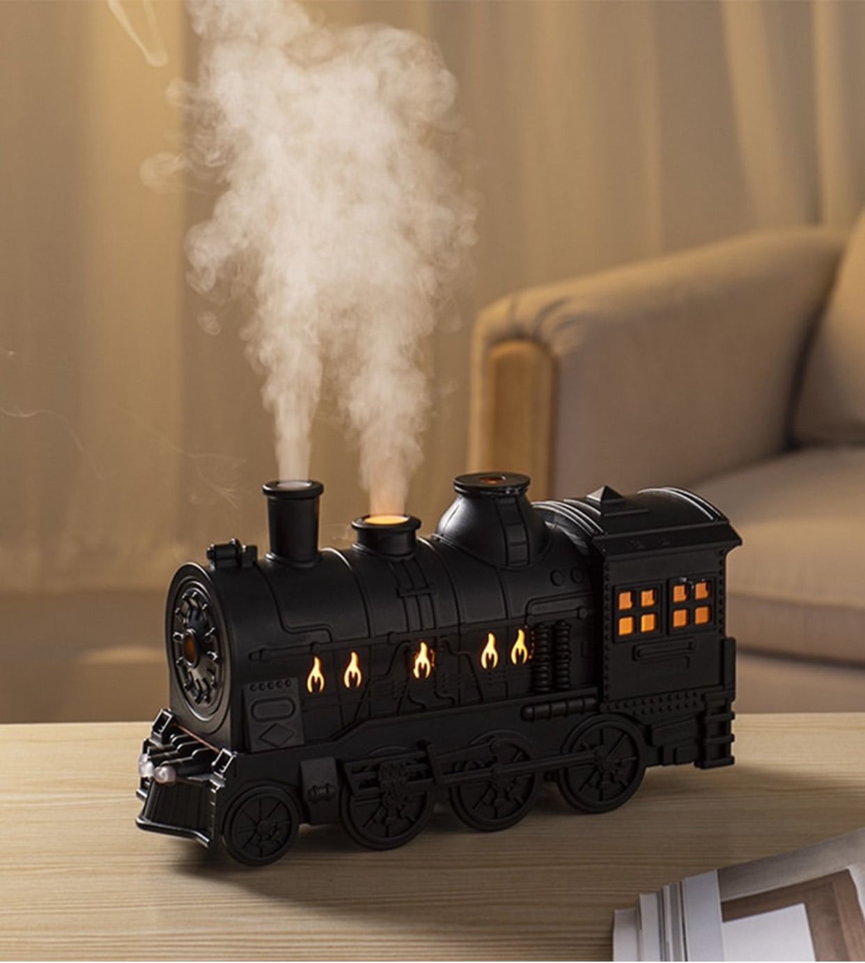 Train  Aromatherapy Humidifier /Diffuser BlackNov