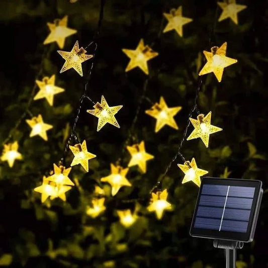 12M Christmas Solar Outdoor Garden Lights BlackNov