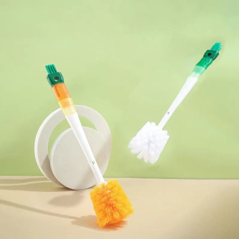 Long handle 5 in 1 bottle cleaning brush