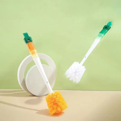 Long handle 5 in 1 bottle cleaning brush