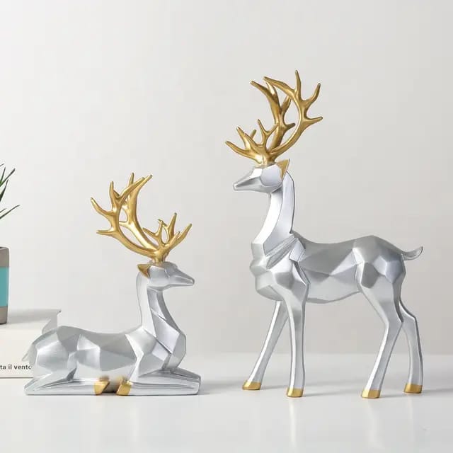 Two deers Christmas decor