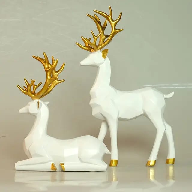 Two deers Christmas decor