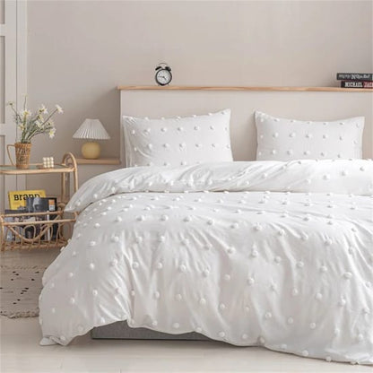 Tufted Duvet Cover Set