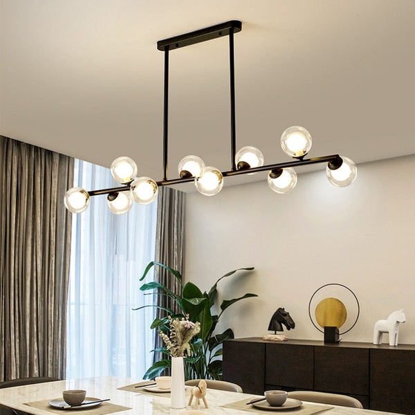 Horizontal Glass Bubble Pendant Light