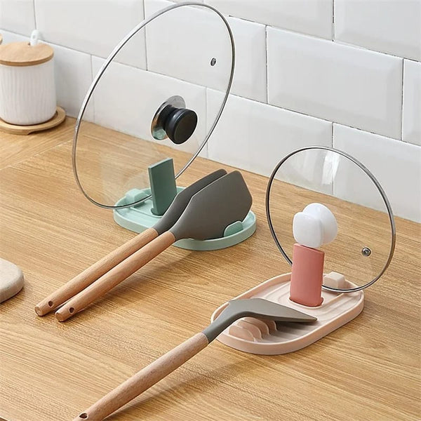 Pot lid holder/ spoon rest