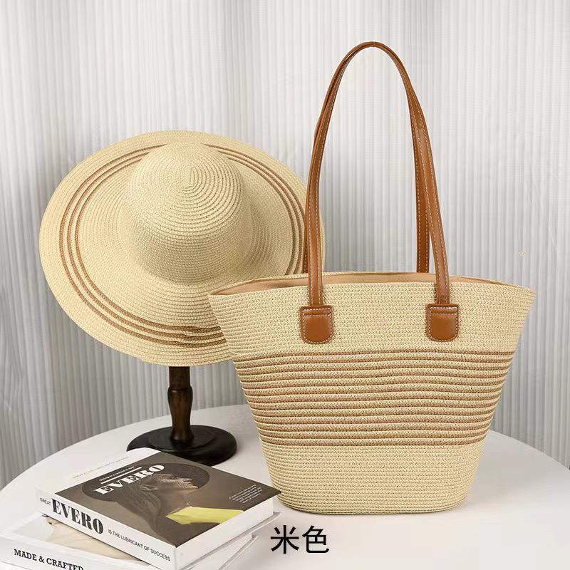 Summer Straw Bag + Hat